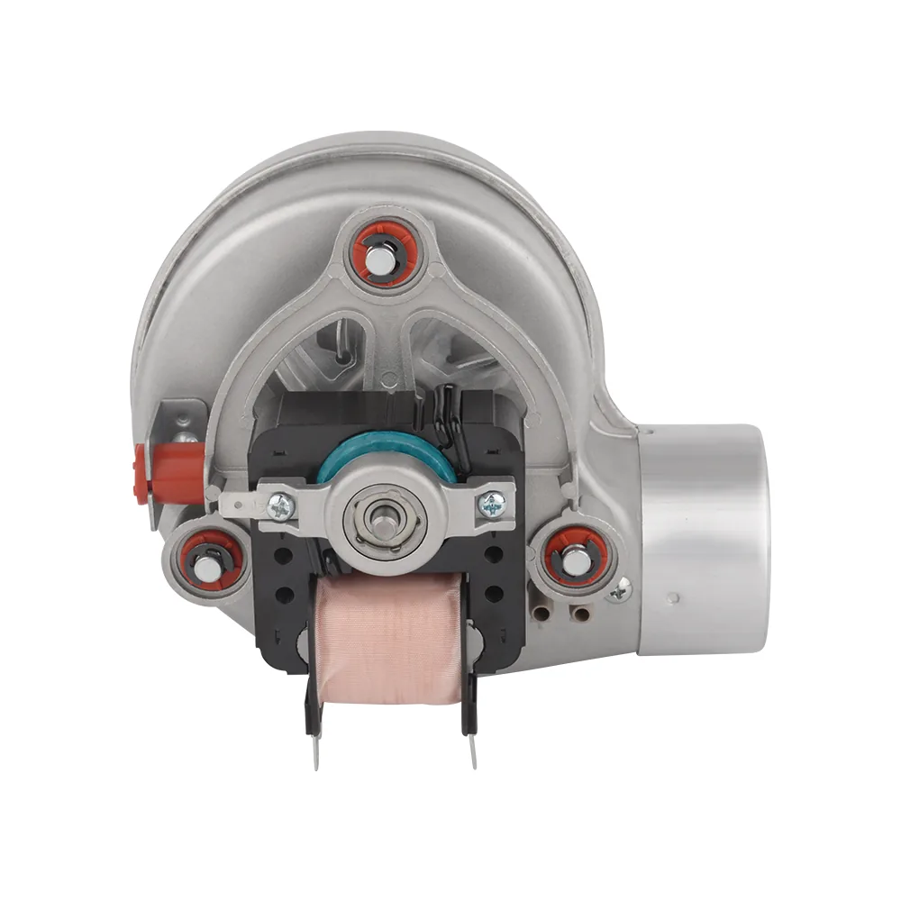 Gas combustion blower for boilers and water heaters